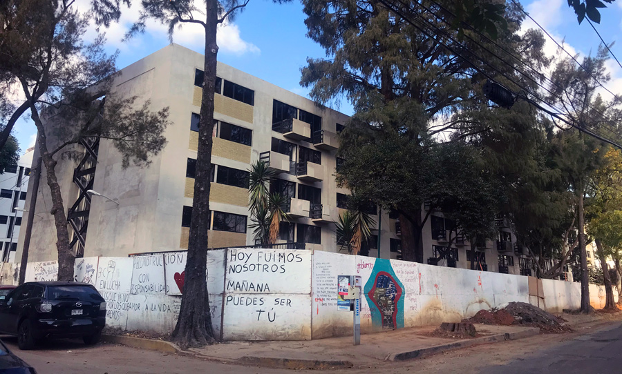 Apartment building in Mexico